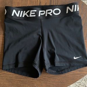Nike Pro spandex shorts, size M